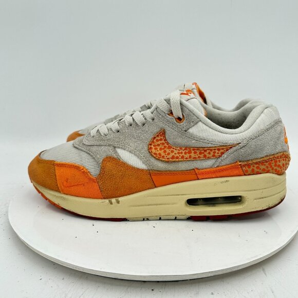 Nike Air Max 1 Master Women Size 9.5 DZ4709-001 Magma Orange Suede Training Shoe - Picture 1 of 11